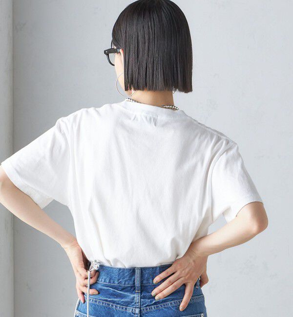 SHIPS for women「J.J.MERCER:〈洗濯機可能〉プリント TEE」|Tシャツ・カットソー|