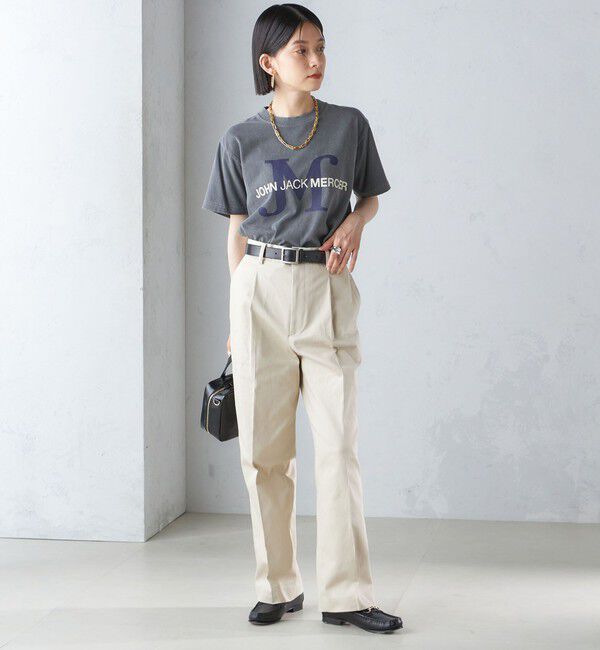 SHIPS for women「J.J.MERCER:〈洗濯機可能〉プリント TEE」|Tシャツ・カットソー|