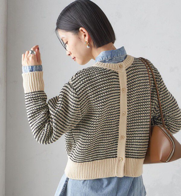 SHIPS for women「〈手洗い可能〉ジャカード プルオーバー」|ニット・セーター|