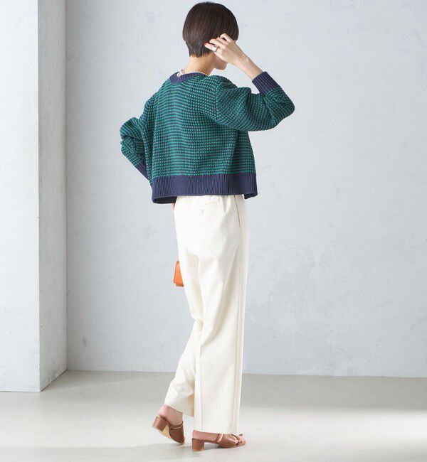 SHIPS for women「〈手洗い可能〉ジャカード プルオーバー」|ニット・セーター|