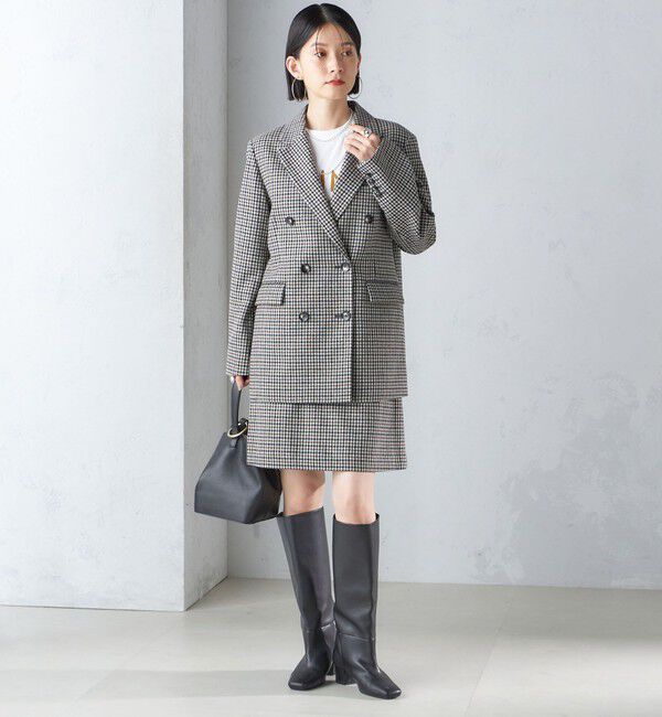 SHIPS for women「ツイード ミニ スカート」|台形|