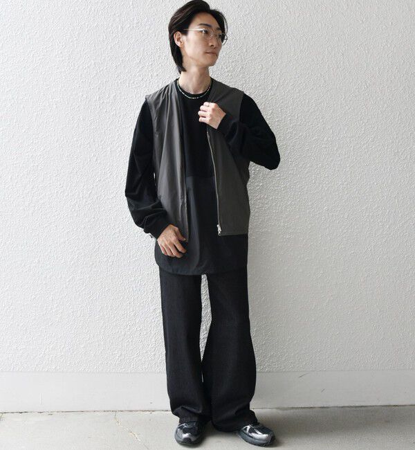 SHIPS any「SHIPS any: 〈洗濯機可能〉ダブルジップ アーバン ベスト［a-nylon］(セットアップ対応)◇」|ベスト・ジレ|