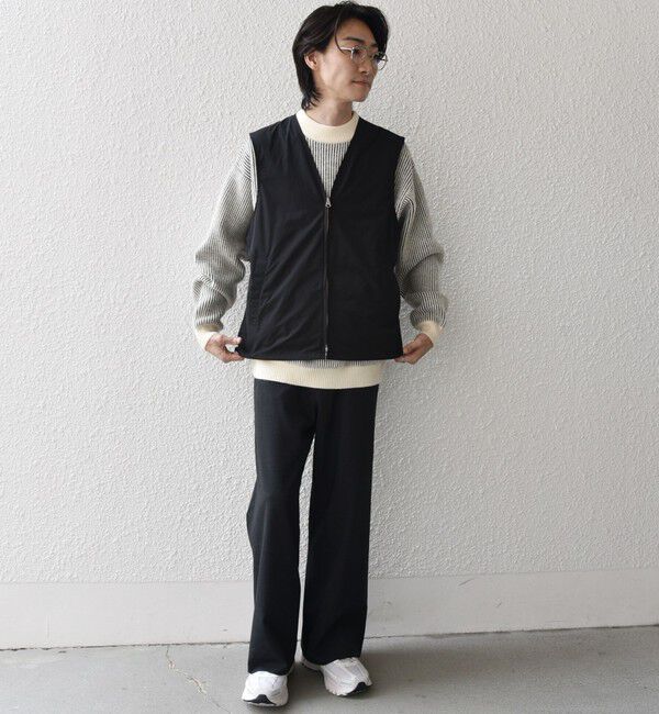 SHIPS any「SHIPS any: 〈洗濯機可能〉ダブルジップ アーバン ベスト［a-nylon］(セットアップ対応)◇」|ベスト・ジレ|