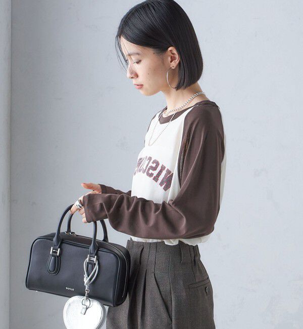 SHIPS for women「St.Johns 3rd club:〈洗濯機可能〉シアー ベースボール TEE」|Tシャツ・カットソー|