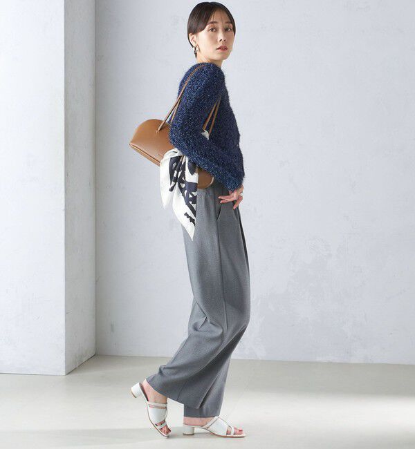 SHIPS for women「〈手洗い可能〉ラメ ニット 配色 カーディガン」|カーディガン|