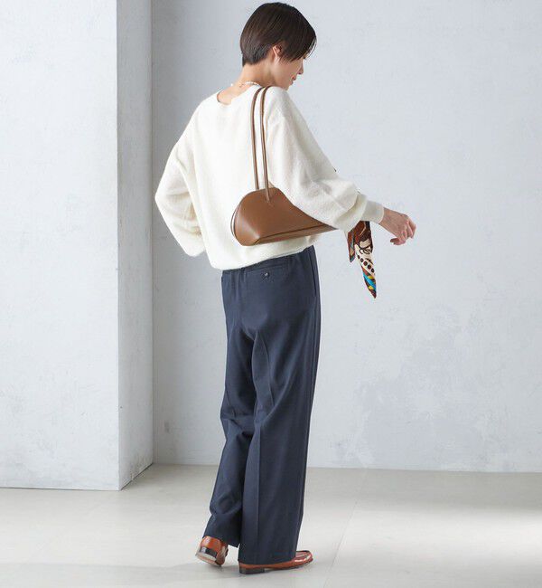 SHIPS for women「〈手洗い可能〉モヘヤ パイル Vネック プルオーバー」|ニット・セーター|