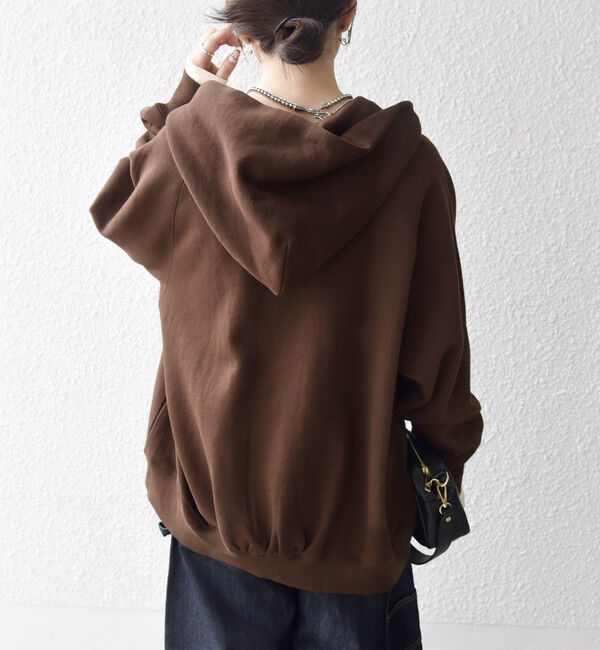 SHIPS any「SHIPS any:〈洗濯機可能〉USAコットン 裏起毛 ジップ スウェット パーカー」|パーカー|