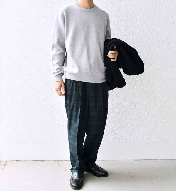 SHIPS any「SHIPS any: 〈手洗い可能〉コットン カシミヤ スウェットライク ニット 24FW◇」|ニット・セーター|