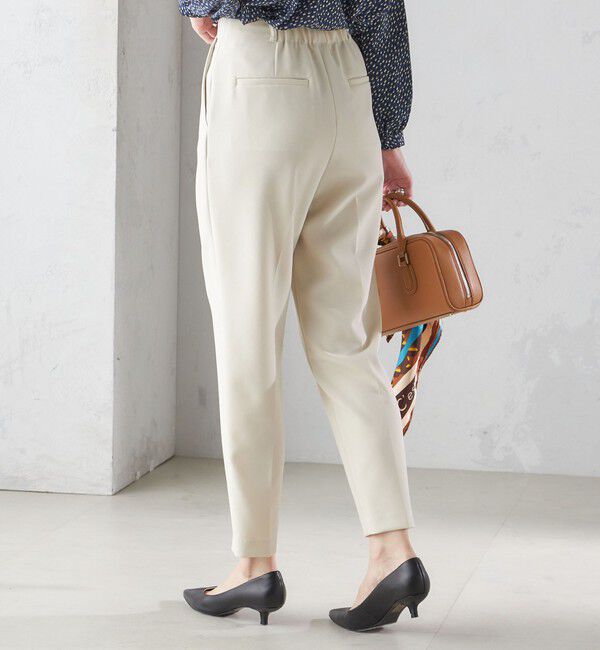 SHIPS for women「〈手洗い可能〉タック テーパード パンツ（セットアップ対応）」|その他|