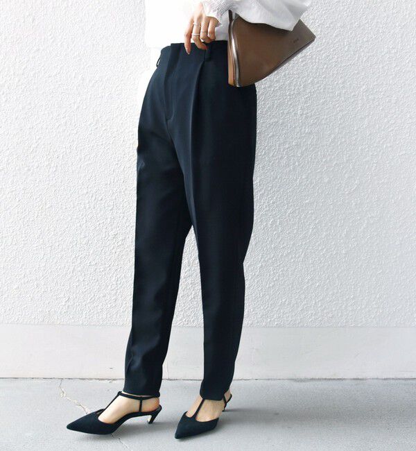 SHIPS for women「〈手洗い可能〉タック テーパード パンツ（セットアップ対応）」|その他|