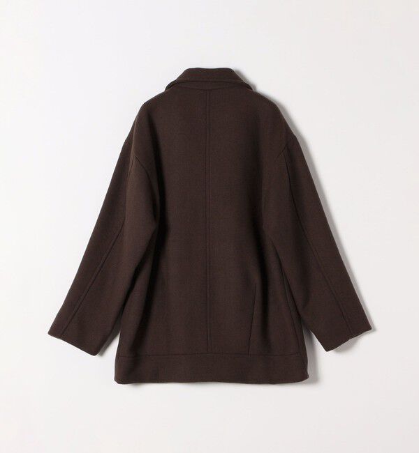 SHIPS any「SHIPS any: ウール ミックス コクーン ショート Pコート」|その他|