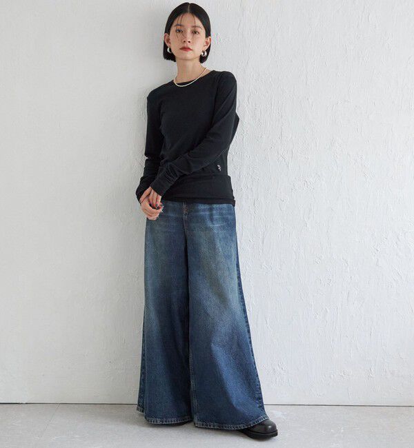 SHIPS for women「Wai＋:〈手洗い可能〉オーガニックコットン カットソー」|Tシャツ・カットソー|