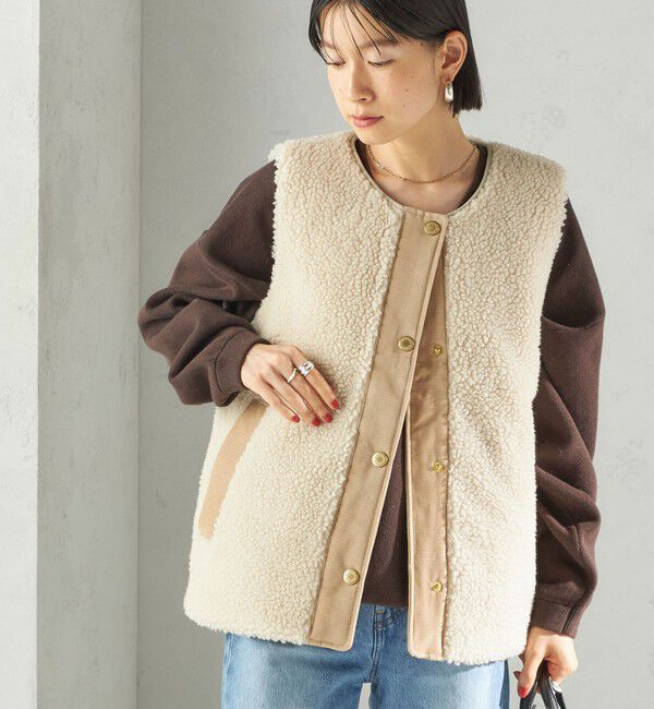 SHIPS for women「Barbour:DULSIE LINER」|ベスト・ジレ|ナチュラル