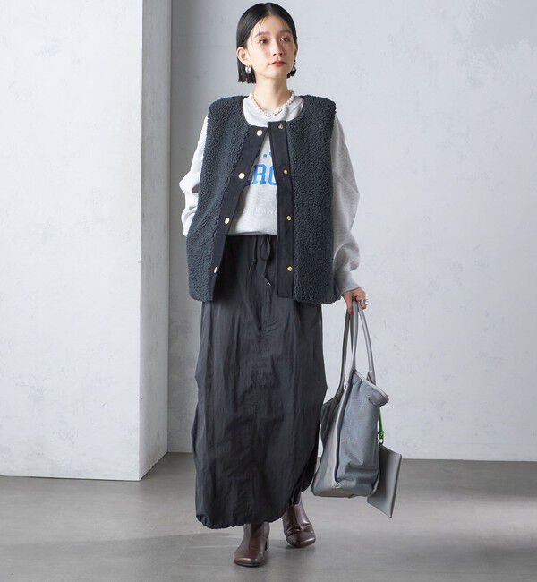 SHIPS for women「【SHIPS別注】M53:〈手洗い可能〉ミリタリー ファティーグ スカート」|スカート|