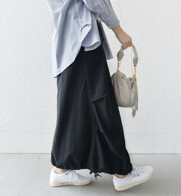 SHIPS for women「【SHIPS別注】M53:〈手洗い可能〉ミリタリー ファティーグ スカート」|スカート|