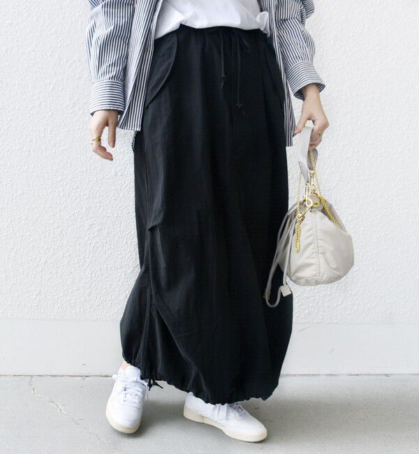 SHIPS for women「【SHIPS別注】M53:〈手洗い可能〉ミリタリー ファティーグ スカート」|スカート|