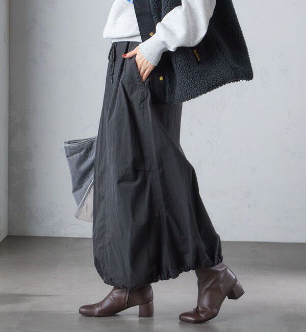 SHIPS for women「【SHIPS別注】M53:〈手洗い可能〉ミリタリー ファティーグ スカート」|スカート|