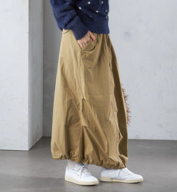 SHIPS for women「【SHIPS別注】M53:〈手洗い可能〉ミリタリー ファティーグ スカート」|スカート|