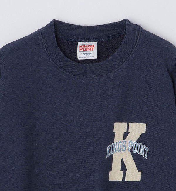 SHIPS「【SHIPS別注】KINGS POINT: ロゴ プリント スウェット プルオーバー」|スウェット・ジャージ|