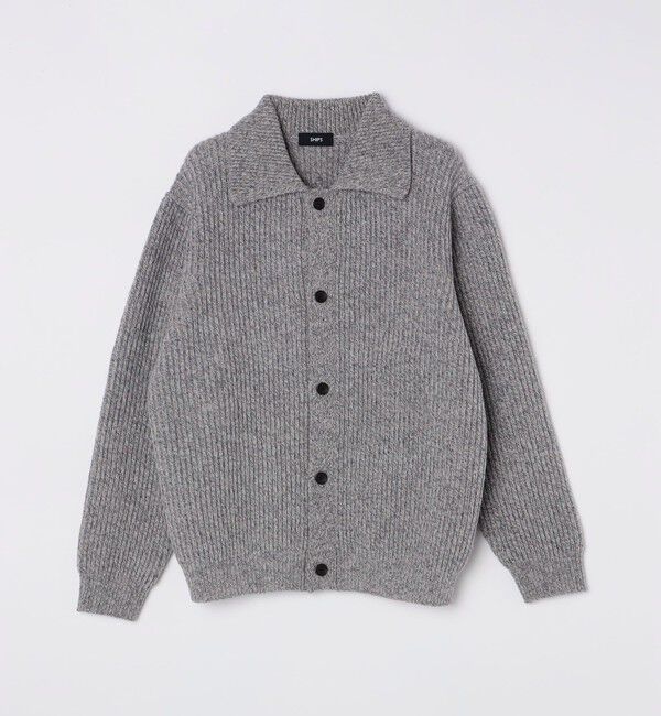 SHIPS「SHIPS: SOLOTEX(R) 畔編み ポロ ニット カーディガン」|カーディガン|