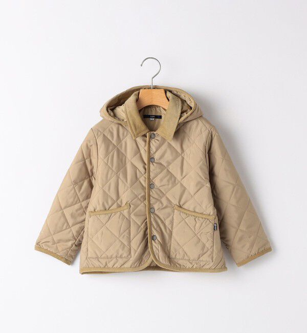 SHIPS KIDS「SHIPS KIDS:100～130cm /〈多機能/洗濯機可能〉キルト フード ジャケット」|その他|ベージュ系