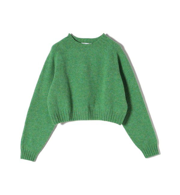 SHIPS for women「Harley of Scotland:〈手洗い可能〉:クロップド プルオーバー」|ニット・セーター|