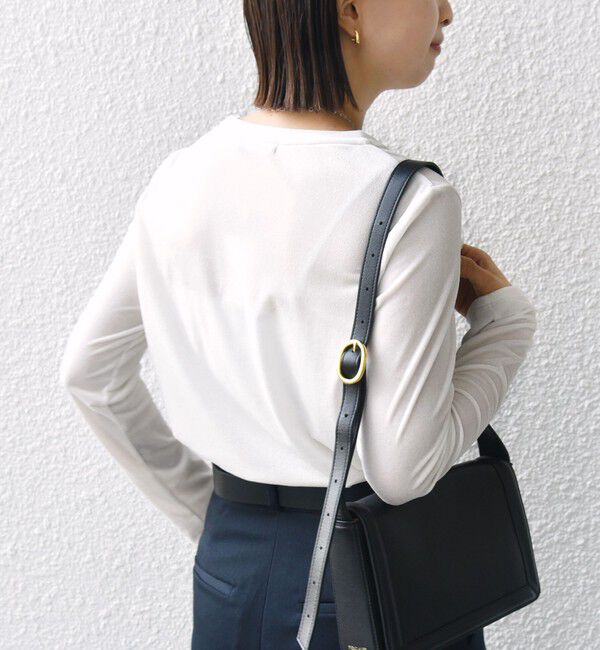 SHIPS for women「シアー トリコット ロングスリーブ TEE」|Tシャツ・カットソー|