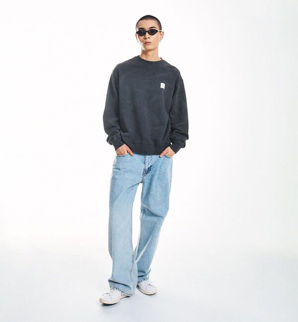 SHIPS「City Ambient Products: フロスト フェード スクエアロゴ スウェット」|スウェット・ジャージ|