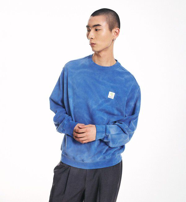 SHIPS「City Ambient Products: フロスト フェード スクエアロゴ スウェット」|スウェット・ジャージ|