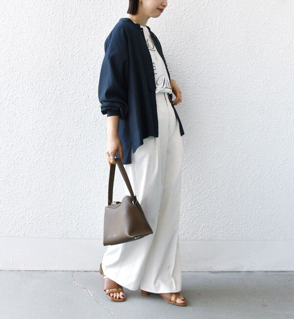 SHIPS for women「〈手洗い可能〉メタル ボタン シャンブレー ブラウス」|シャツ・ブラウス|