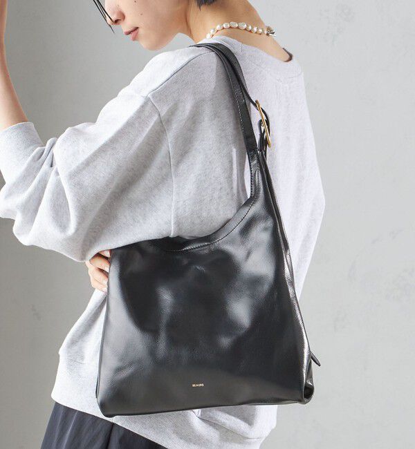 SHIPS for women「BEAURE:パーティション レザー バッグ 小」|トートバッグ|