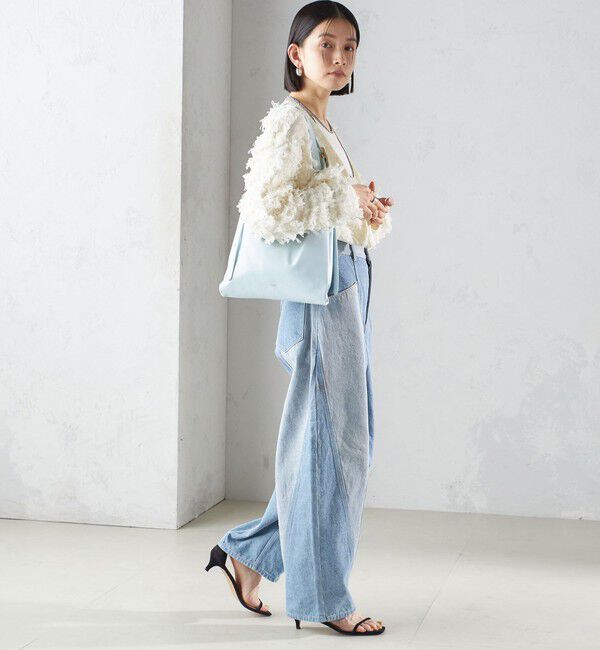 SHIPS for women「BEAURE:パーティション レザー バッグ 小」|トートバッグ|