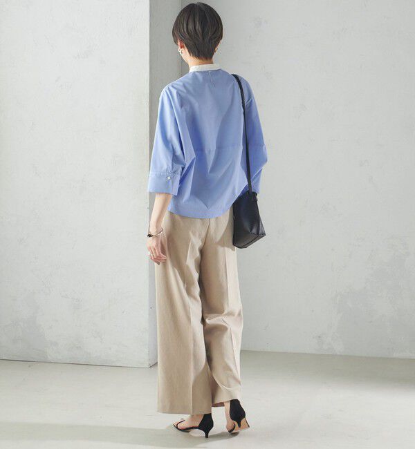 SHIPS for women「〈手洗い可能〉ピンタック 羽織 シャツ」|シャツ・ブラウス|