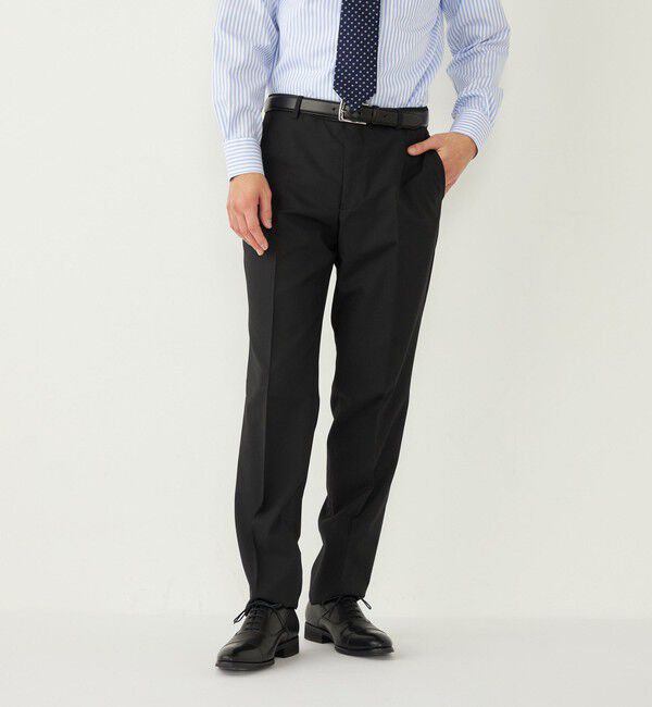 SHIPS Colors 「SHIPS Colors:〈洗濯機可能〉TW ウォッシャブル スーツ パンツ(セットアップ対応可能)」|スラックス|