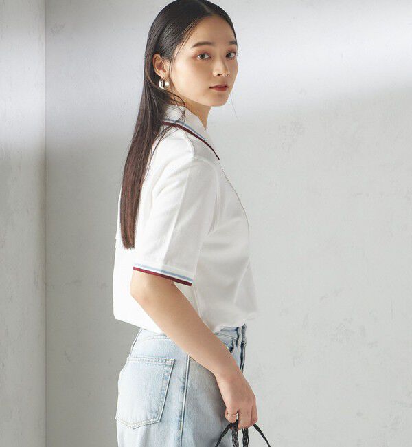 SHIPS for women「FRED PERRY:M12 TWIN TIPPED SHIRT」|ポロシャツ|