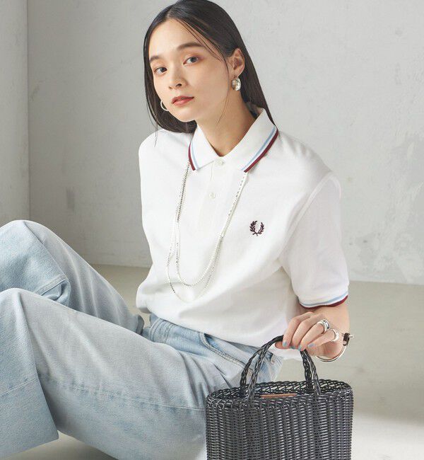 SHIPS for women「FRED PERRY:M12 TWIN TIPPED SHIRT」|ポロシャツ|