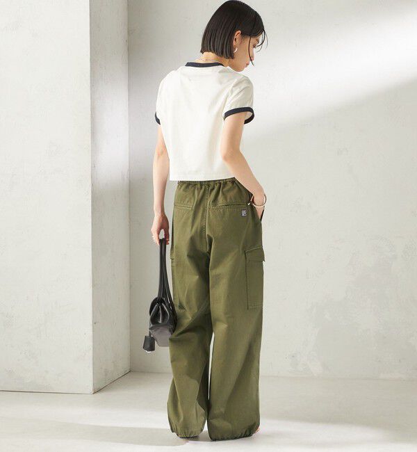 SHIPS for women「FRED PERRY:G9163 CROPPED RINGER TEE」|Tシャツ・カットソー|