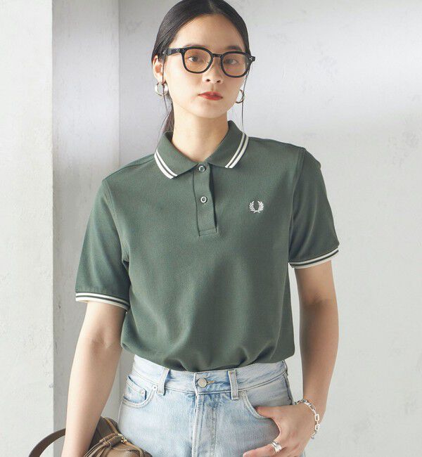 SHIPS for women「FRED PERRY:G3600 TWIN TIPPED SHIRTS」|ポロシャツ|