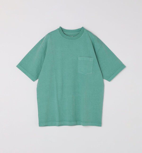 SHIPS「SHIPS: コットン USA クルーネック ポケット ピグメント Tシャツ」|Tシャツ・カットソー|