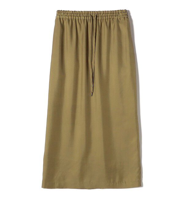 SHIPS for women「〈手洗い可能〉キュプラ混 ツイル ドロスト スカート」|スカート|