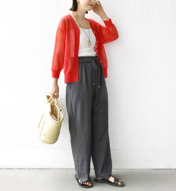 SHIPS for women「〈手洗い可能〉ラミー混 シアー カーディガン」|カーディガン|