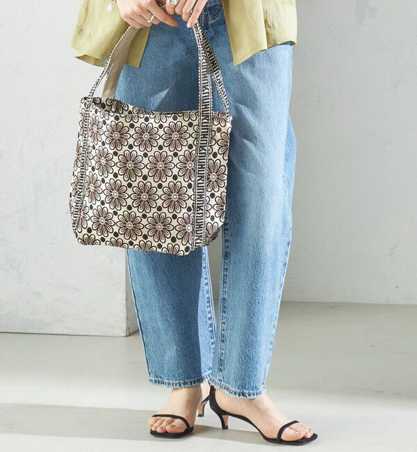 SHIPS for women「【SHIPS別注】UHURU:ロゴ ハンドル ジャカード トート」|トートバッグ|