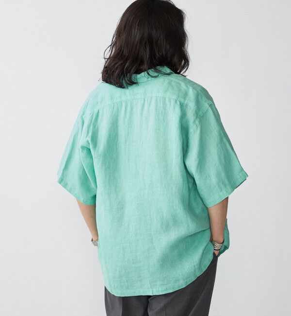 SHIPS「SHIPS: リネン パナマ ウィークエンド ショートスリーブ シャツ」|シャツ・ブラウス|