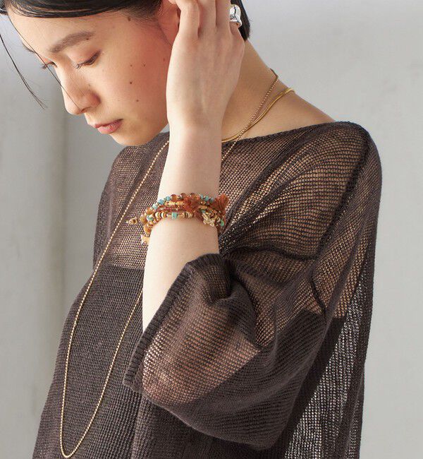 SHIPS for women「〈手洗い可能〉イタリアン シアー リネン プルオーバー」|ニット・セーター|