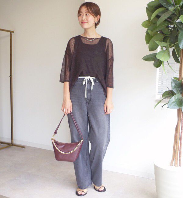 SHIPS for women「〈手洗い可能〉イタリアン シアー リネン プルオーバー」|ニット・セーター|