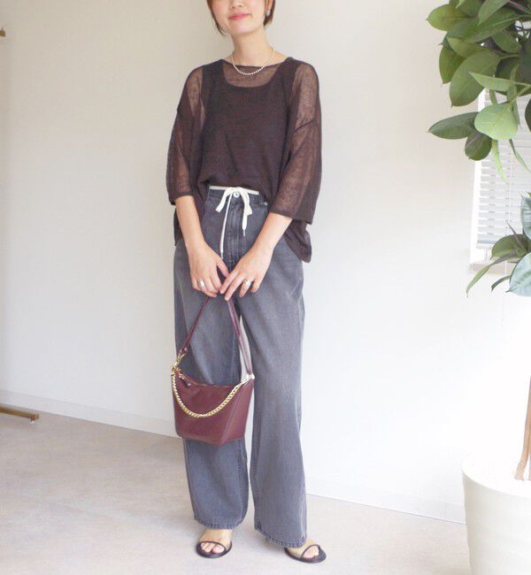 SHIPS for women「〈手洗い可能〉イタリアン シアー リネン プルオーバー」|ニット・セーター|