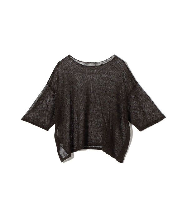 SHIPS for women「〈手洗い可能〉イタリアン シアー リネン プルオーバー」|ニット・セーター|