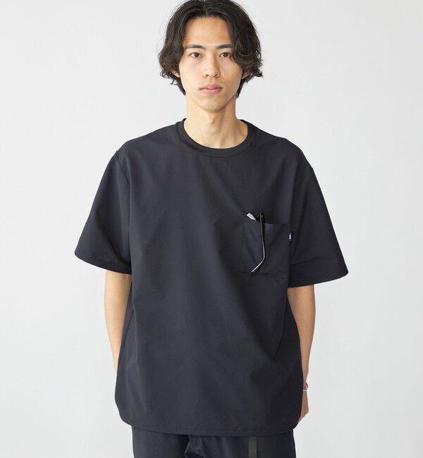 SHIPS「SHIPS: AirShade ショートスリーブ Tシャツ」|Tシャツ・カットソー|ネイビー