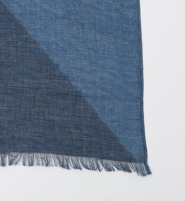 SHIPS「SHIPS: コットン/リネン パターン ストール」|ストール|