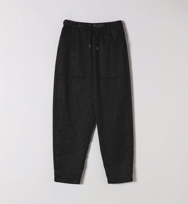 SHIPS any「SHIPS any:〈洗濯機可能〉サテン ジャカード テーパード イージー パンツ」|その他|